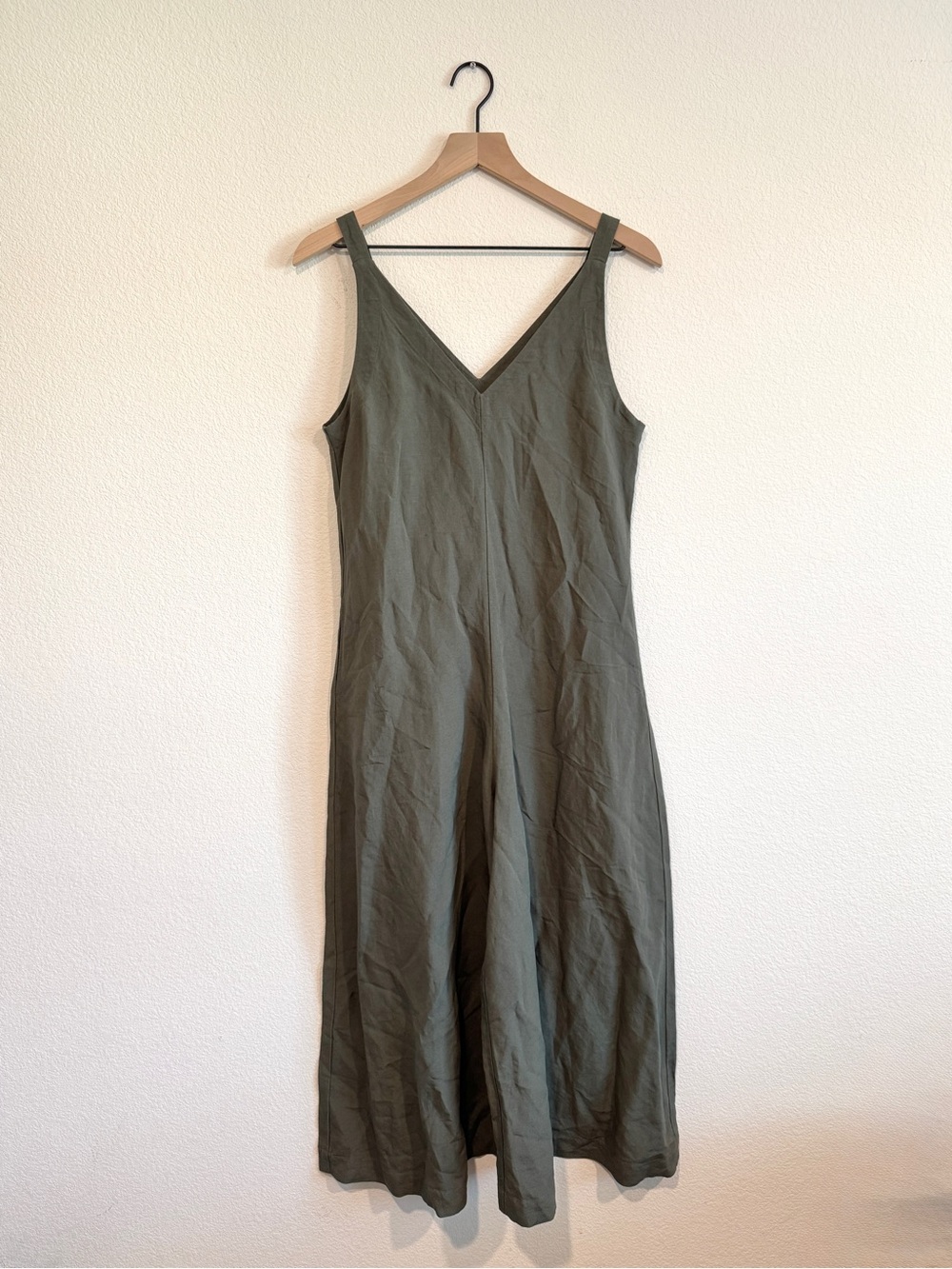 Uniqlo Wide Leg Linen Jumpsuit